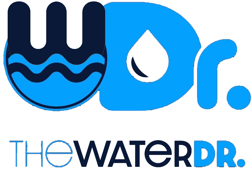 the water logo dark